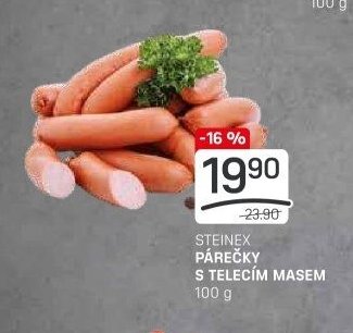 STEINEX PÁREČKY S TELECÍM MASEM