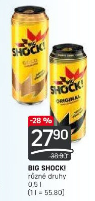 Energetický nápoj Big Shock