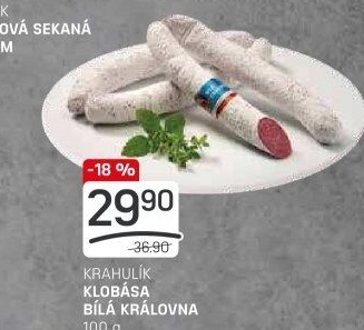 Klobása Bílá královna Krahulík