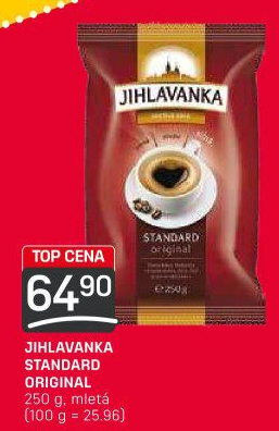 Mletá káva Standard Jihlavanka