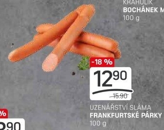 Párky frankfurtské Sláma