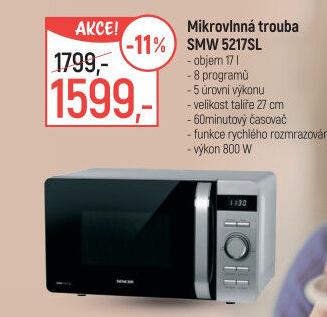 Mikrovlnná trouba Sencor SMW5217SL