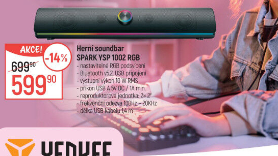 Soundbar Yenkee YSP 1002 RGB