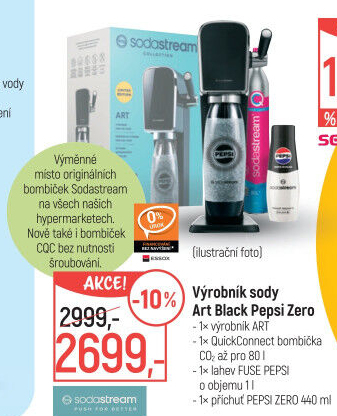 Výrobník sody Art Sodastream