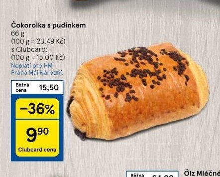 Čokorolka s pudinkem