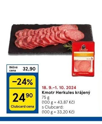 Kmotr Herkules krájený