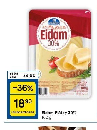 Eidam Plátky 30%