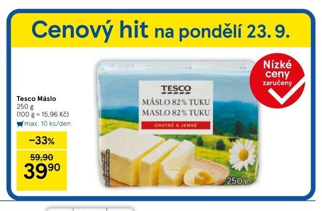 Tesco Máslo
