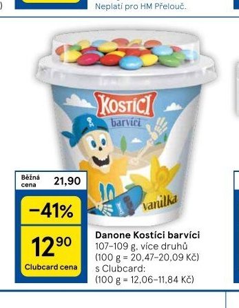 Danone Kostíci barvíci