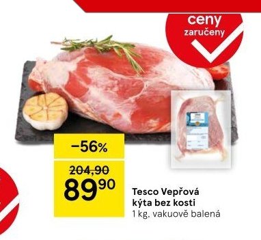 Tesco Vepřová kýta bez kosti
