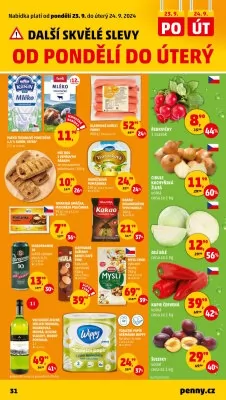akční leták Penny Market 19.9.2024-24.9.2024