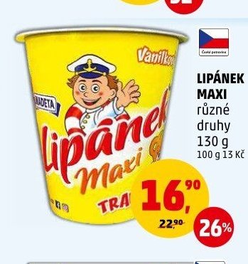 LIPÁNEK MAXI různé druhy 130 g