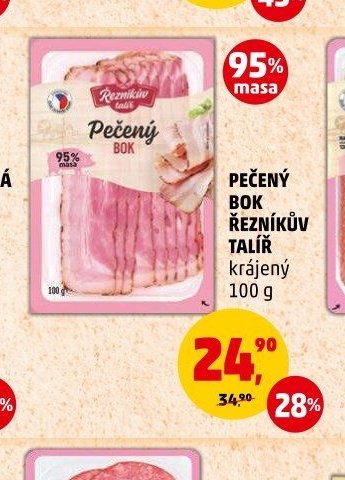 PEČENÝ BOK ŘEZNÍKŮV TALÍŘ