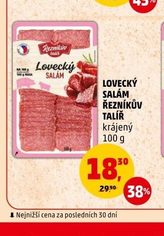 LOVECKÝ SALÁM ŘEZNÍKŮV TALÍŘ
