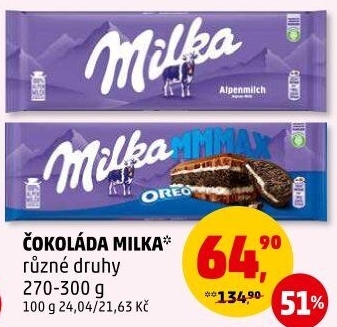 Čokoláda Milka