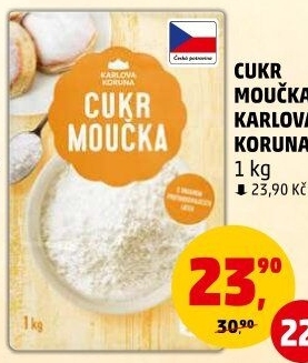 Cukr moučka Karlova Koruna
