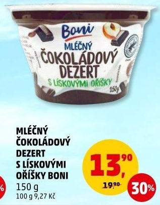 Dezert mléčný Boni