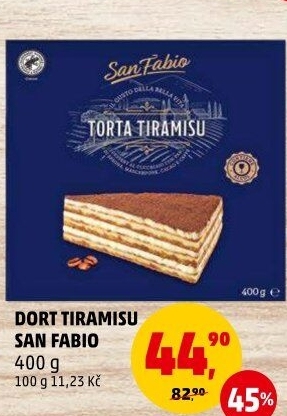 Dezert Tiramisu San Fabio