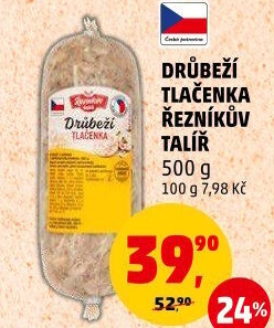 Drůbeží tlačenka Řezníkův talíř