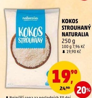 Kokos strouhaný Naturalia