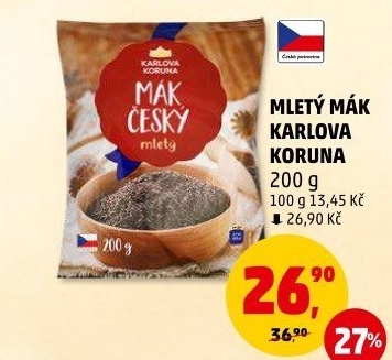 Mák mletý Karlova Koruna