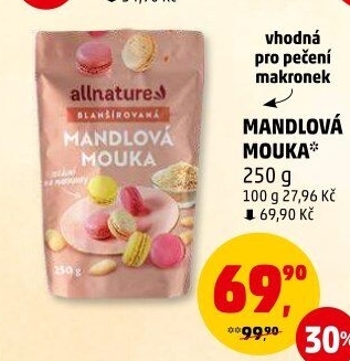 Mandlová mouka Allnature