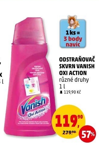 Odstraňovač skvrn gelový Vanish Oxi Action