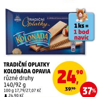 Oplatky Kolonáda Opavia