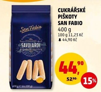Piškoty cukrářské San Fabio