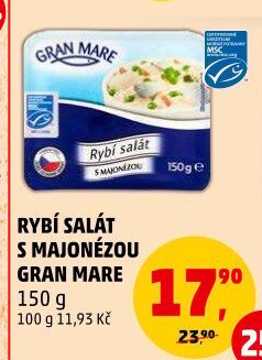 Rybí salát s majonézou Gran Mare