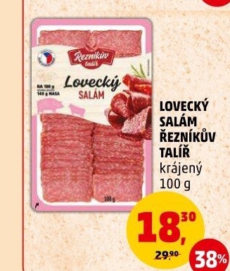 Salám lovecký Řezníkův talíř