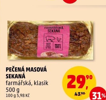 Sekaná pečená farmářská