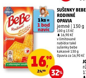Sušenky Rodinné BeBe Opavia