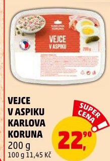 Vejce v aspiku Karlova Koruna