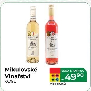Vína bio Mikulovské Vinařství