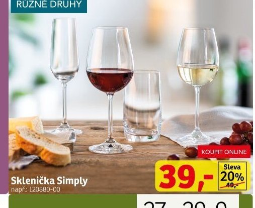 Sklenička Simply