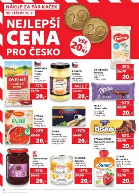 akční leták Kaufland 25.9.2024-1.10.2024