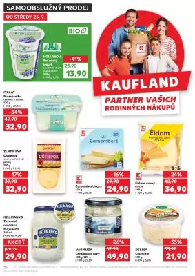 akční leták Kaufland 25.9.2024-1.10.2024