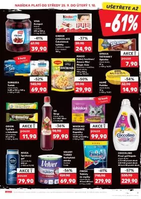 akční leták Kaufland 25.9.2024-1.10.2024