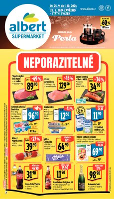 akční leták Albert 25.9.2024-1.10.2024