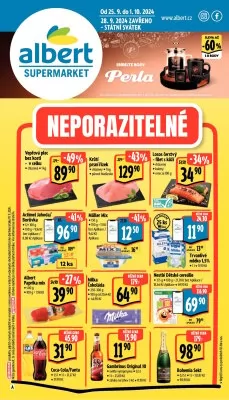 akční leták Albert 25.9.2024-1.10.2024
