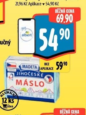 Madeta Jihočeské máslo