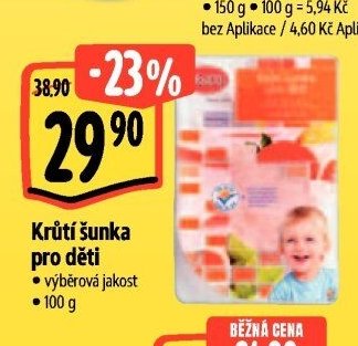 Krůtí šunka pro děti
