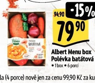 Albert Menu box Polévka batátová