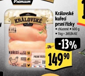 Královské kuřecí prsní řízky