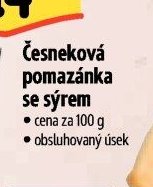 Česneková pomazánka se sýrem