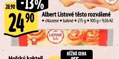 Albert Listové těsto rozválené