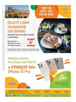 akční leták Globus 25.9.2024-1.10.2024