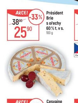 Président Brie s ořechy