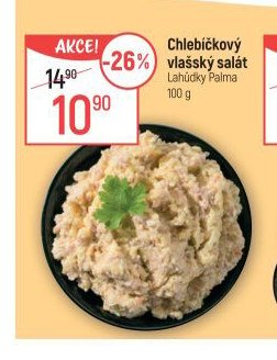 Chlebíčkový vlašský salát